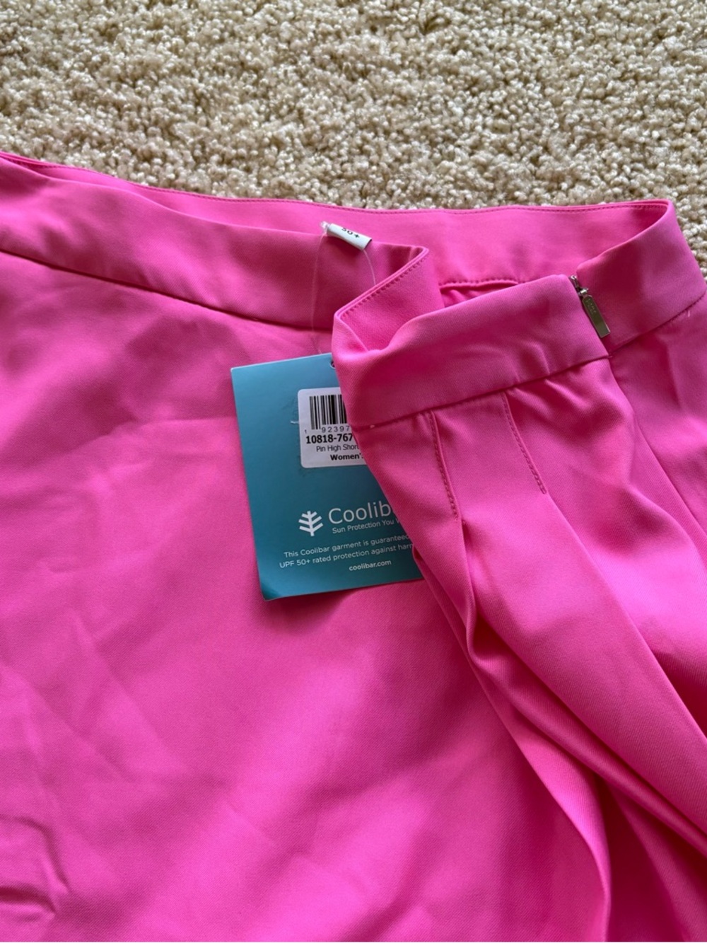 Coolibar UPF 50+ Pink Golf Skort Athletic Tennis Pickleball NWT Size 8 - Picture 5 of 8